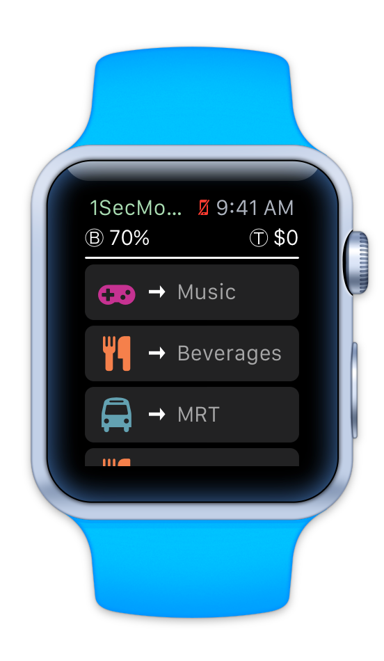 Input from Apple Watch